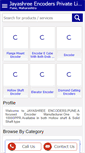 Mobile Screenshot of jayashree-encoders.com